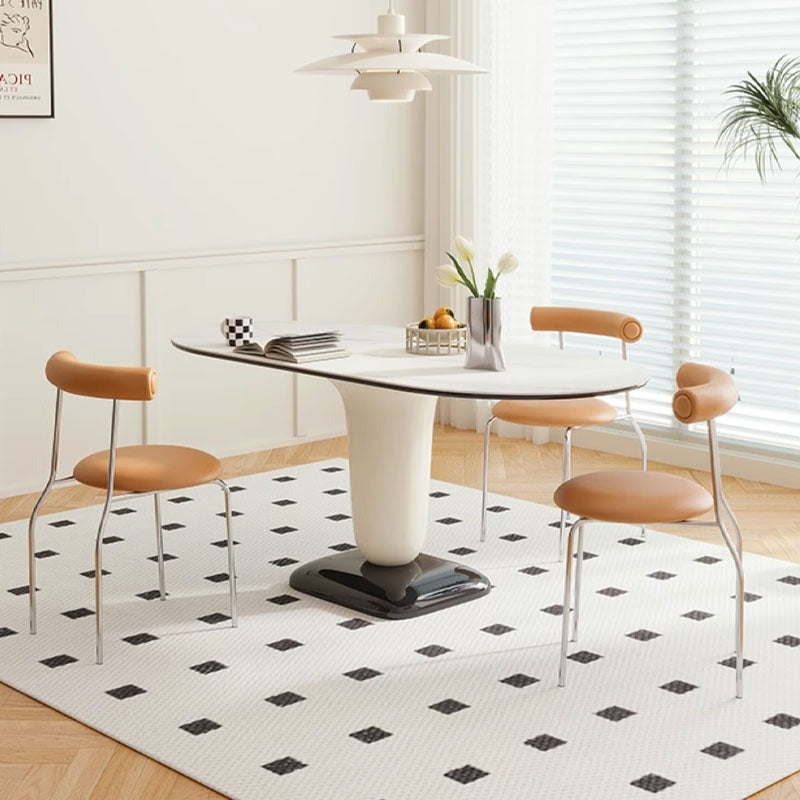 Eugene Dining Table, White Top Rit Concept