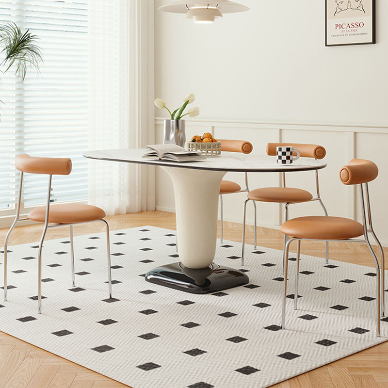 Eugene Dining Table, White Top Rit Concept