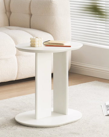 Ebenezer Side Table, White