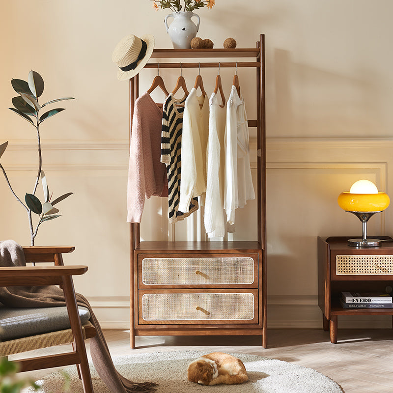 Walters Clothes Rack/ Shelf, Wood - wooden bookshelf UK
