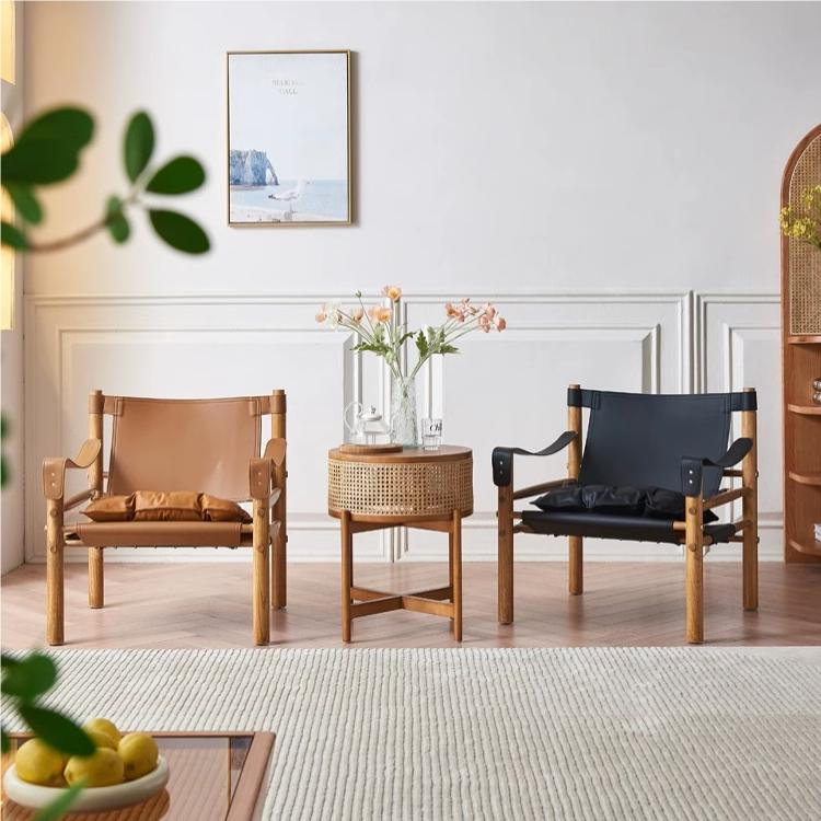 Warner Armchair, Leather in a modern UK home