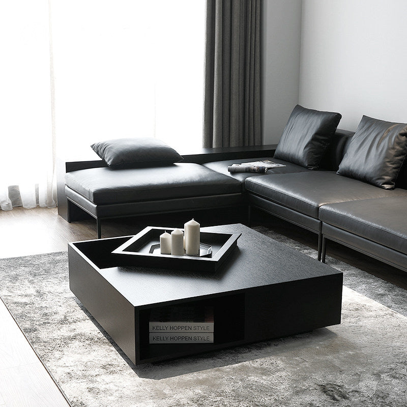 Rexana Coffee Table With Drawer, Walnut