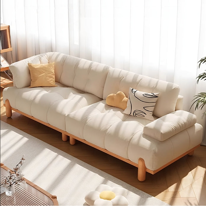 Ariadna Comfy Two Seater, Three Seater Sofa, Suede, Cream-Rit Concept-Rit Concept