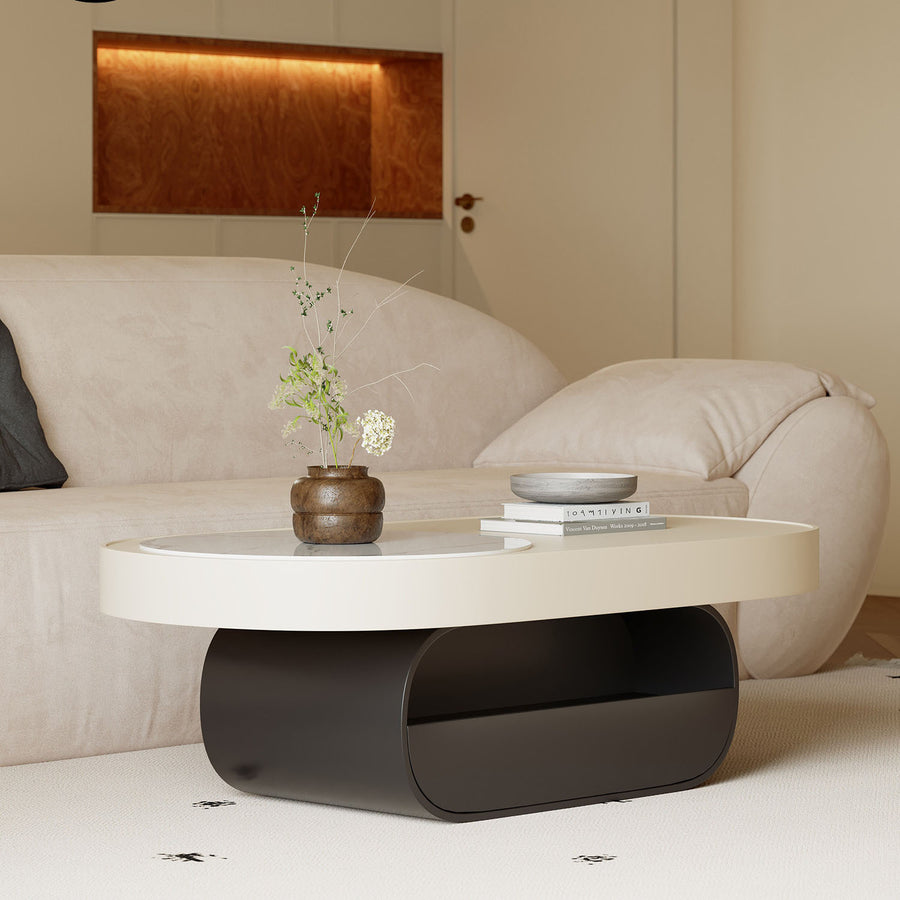 Tessa Coffee Table, With storage, Pink