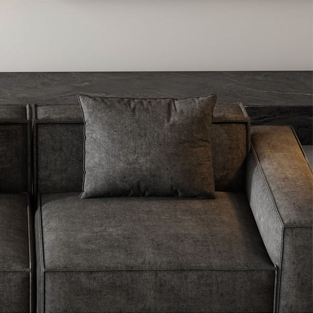 Hoshi HB12 Two Seater, Three Seater Sofa, Leathaire front view as a modern two seater sofa