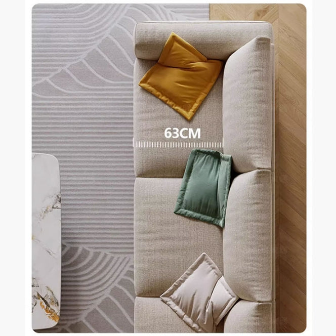 Caleb Modern Two Seater, Three Seater, Four Seater Sofa, Cotton Linen-Rit Concept-Rit Concept