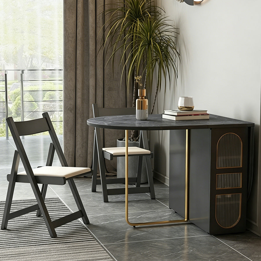 Classical Dining Table Set detail showing table finish and proportions