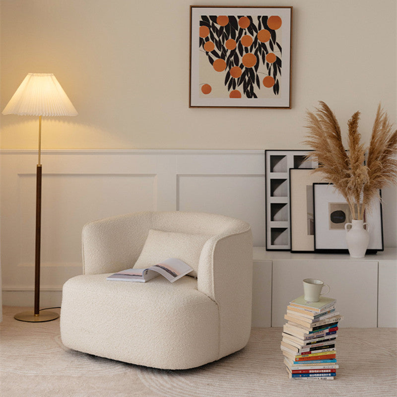Jaotoo Armchair, Velvet, Boucle styled for accent chair