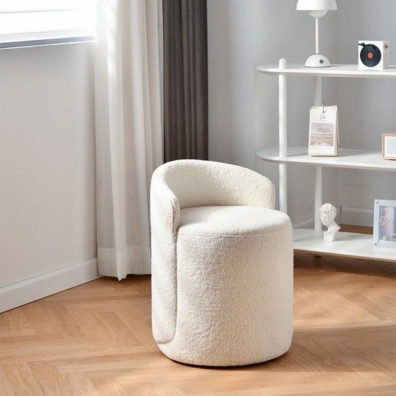 Morgan Ottoman Footstool, Dressing Table Stool, White - with storage UK