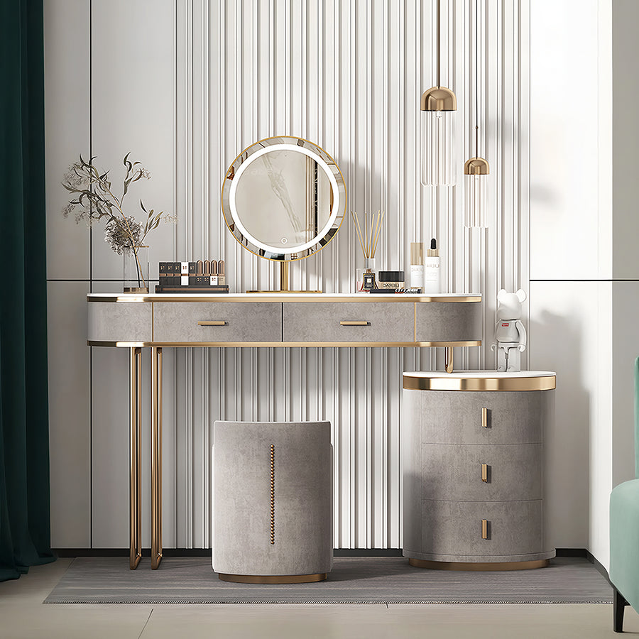 Zoey Dressing Table With LED Mirror for modern UK living room