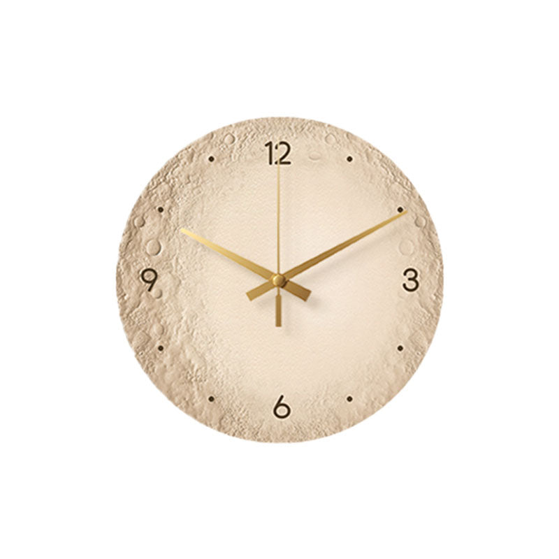 Moon Earth Luminous Clock styled for modern wall clock