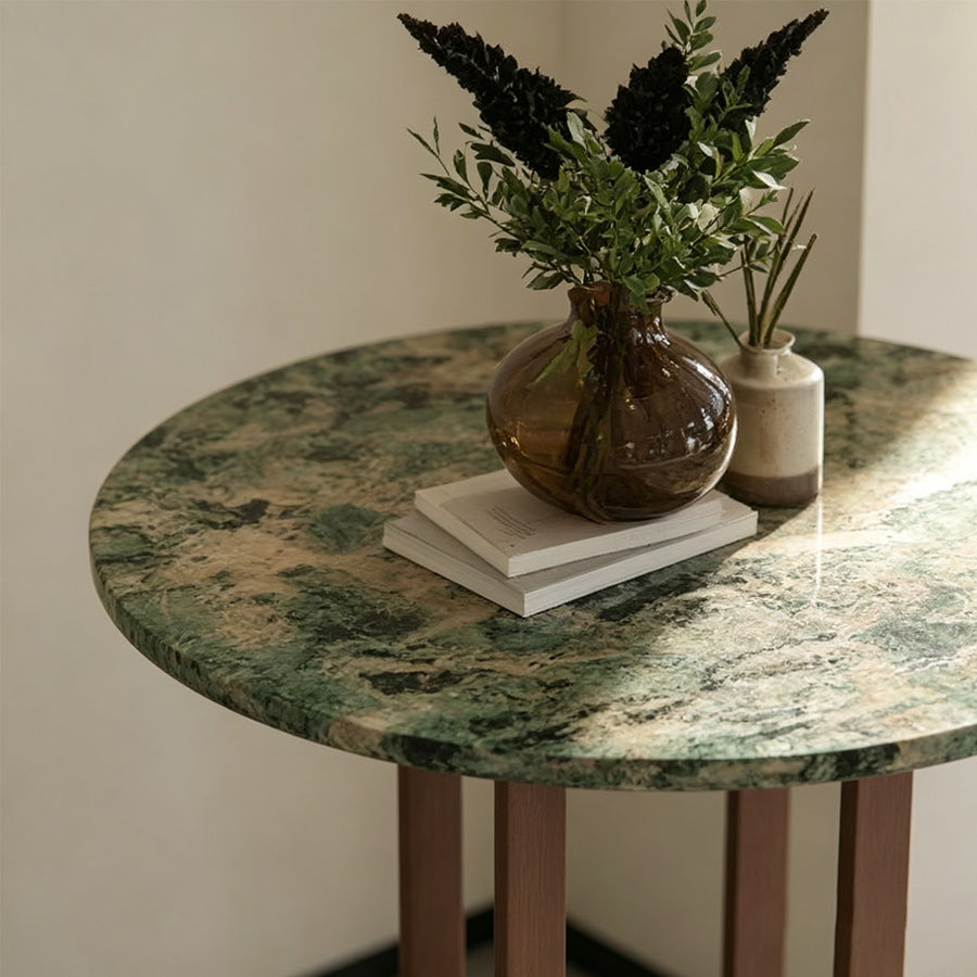 Rory Side Table With Marble Top