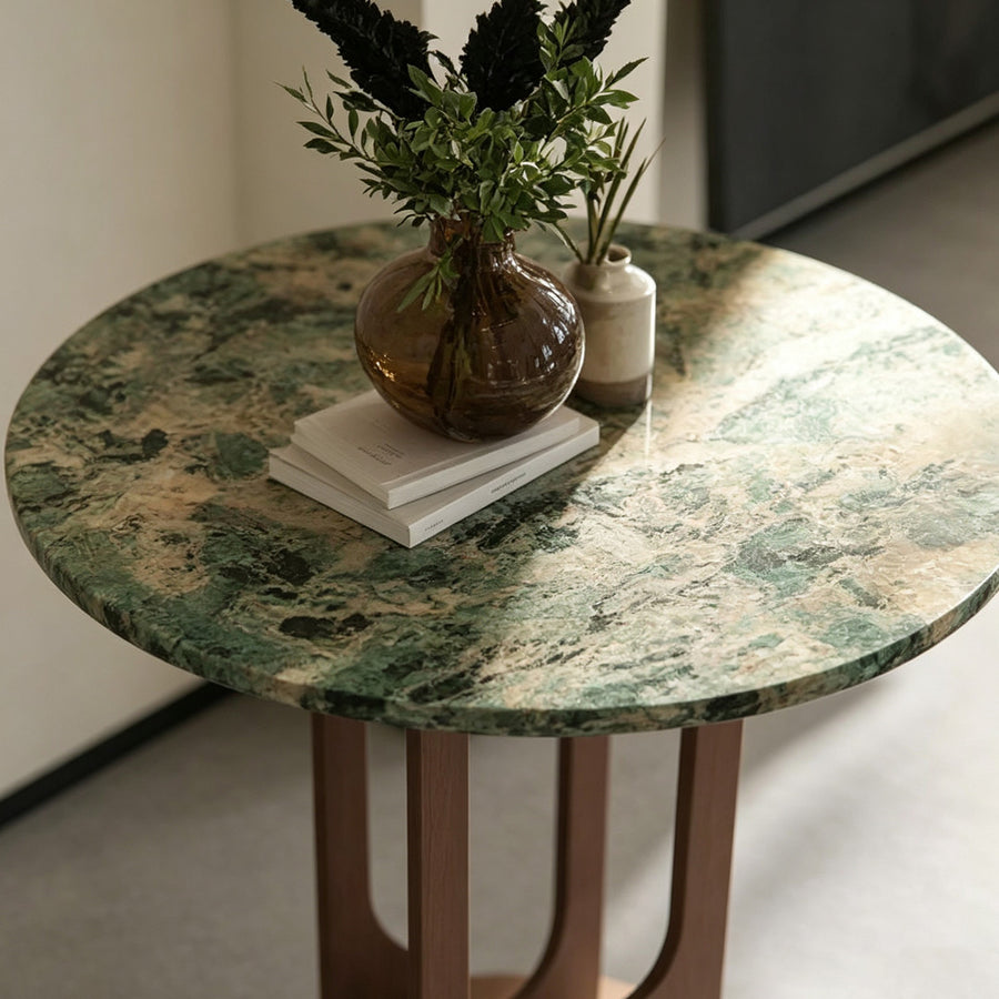 Rory Side Table With Marble Top