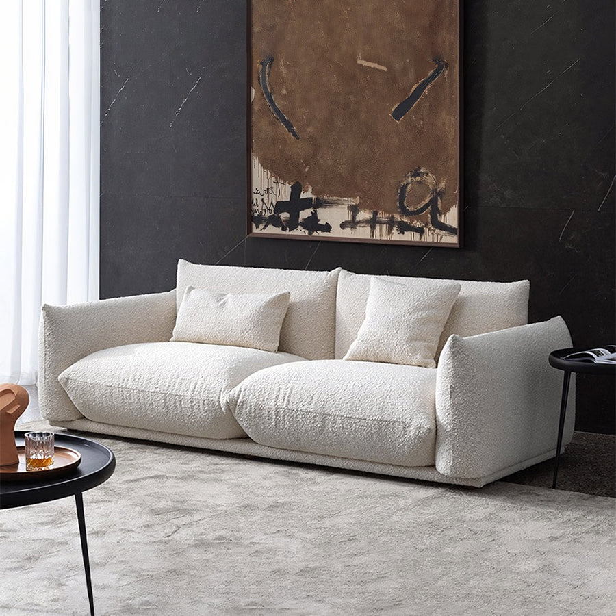 Tate Two Seater, Three Seater Sofa, Boucle Or Velvet for modern UK living room