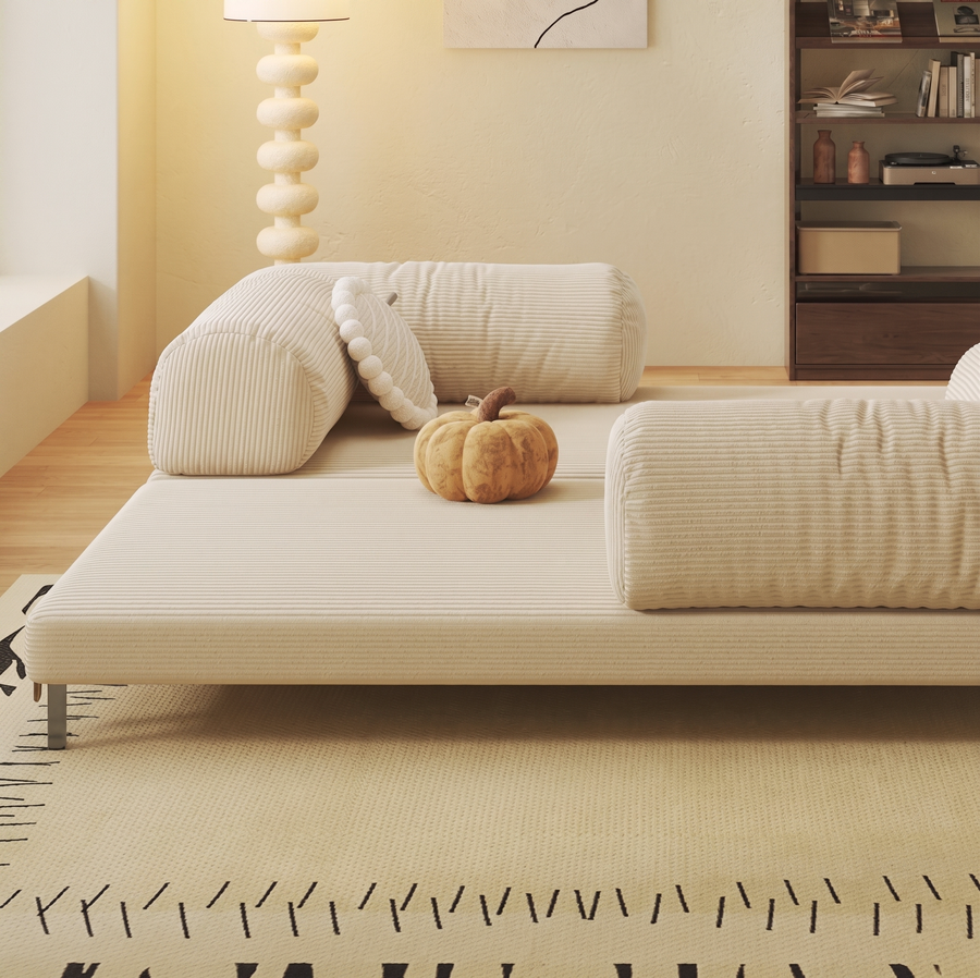 Choudhury Two Seater Sofa Bed folded and open sofa bed function
