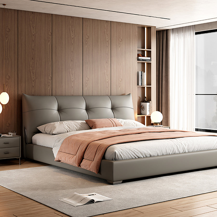 Arjun King Size Superking Size Bed, Leather styled for storage bed UK