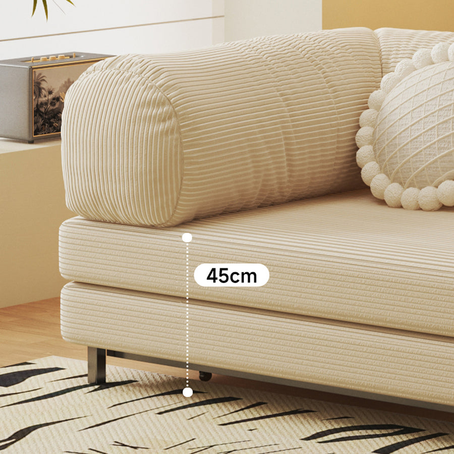 Choudhury Two Seater Sofa Bed product view on neutral background