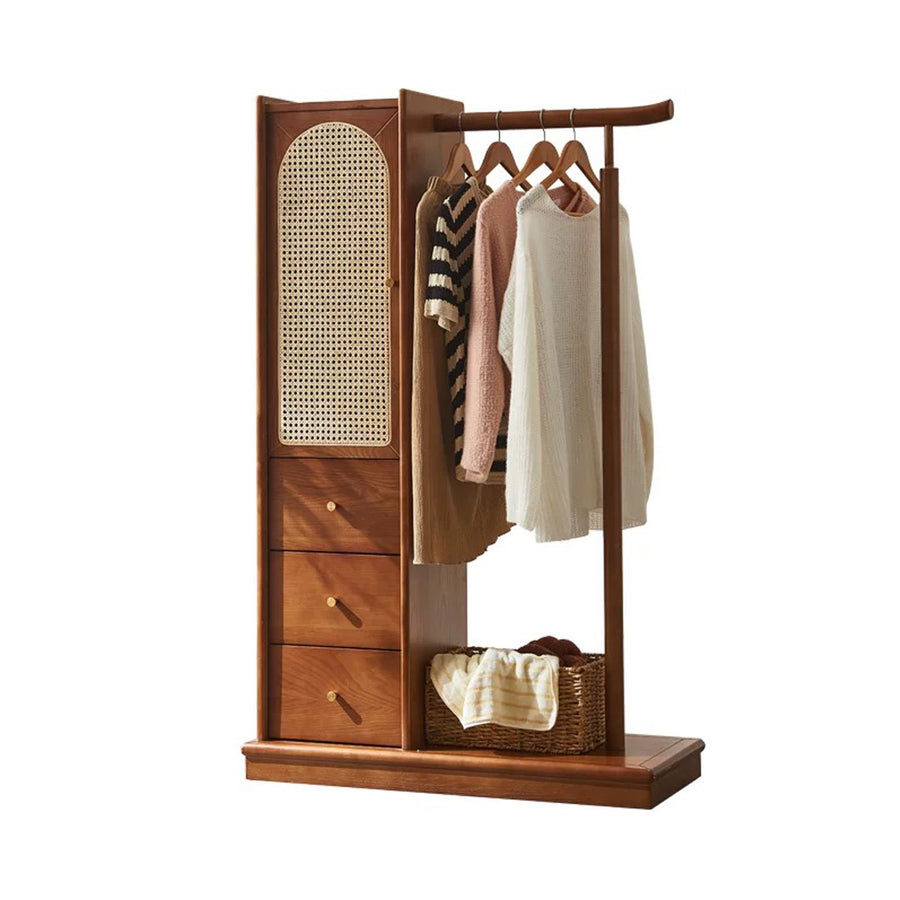 Jessica Rattan Wardrobe, Coat Rack, Wood