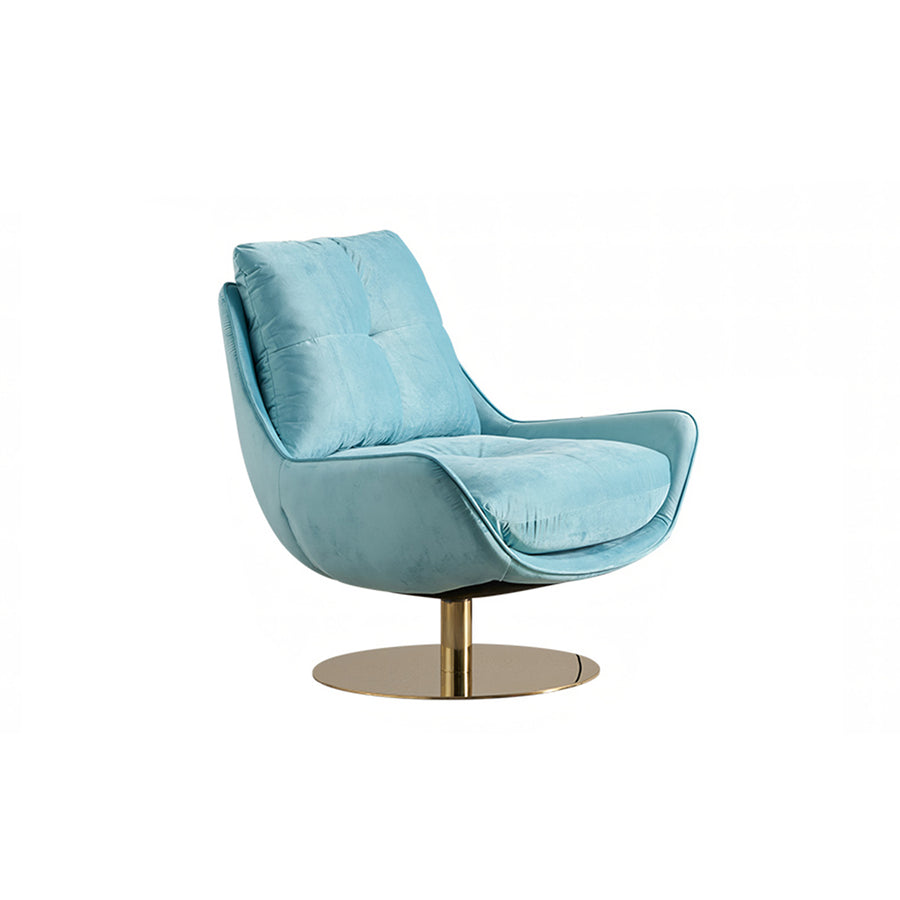 Bonnet Swivel Lounge Chair With Ottoman detail view for armchair for living room