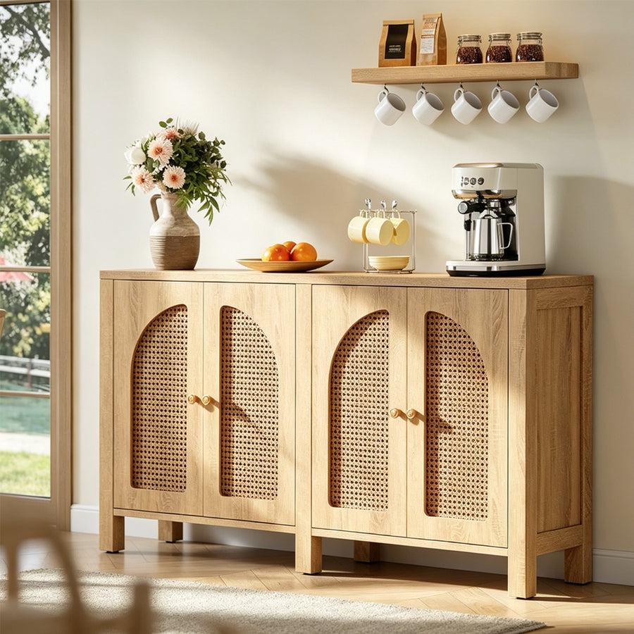 Sawyer Rattan Sideboard, Storage Cabinet