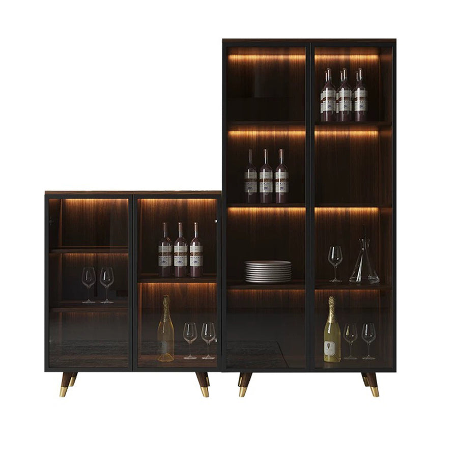 D'Ambrosio Wine Storage With Glass Doors, Cabinet