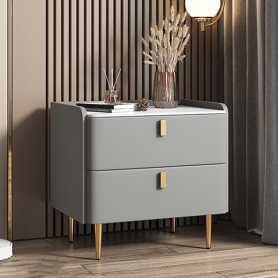 Ana Bedside Table-Ritconcept-Light Grey-45cm-Rit Concept