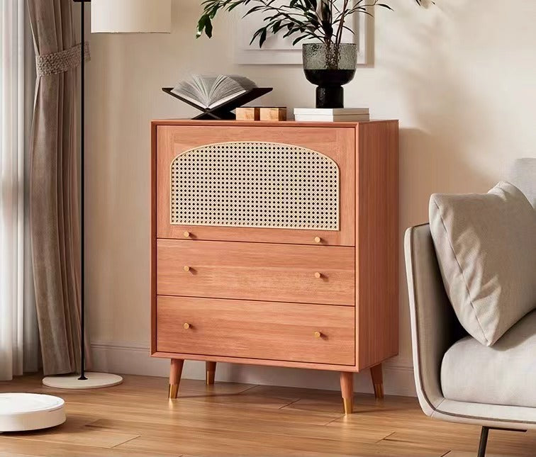 Raphael Rattan Sideboard, Black & Dark Brown-Rit Concept-Rit Concept
