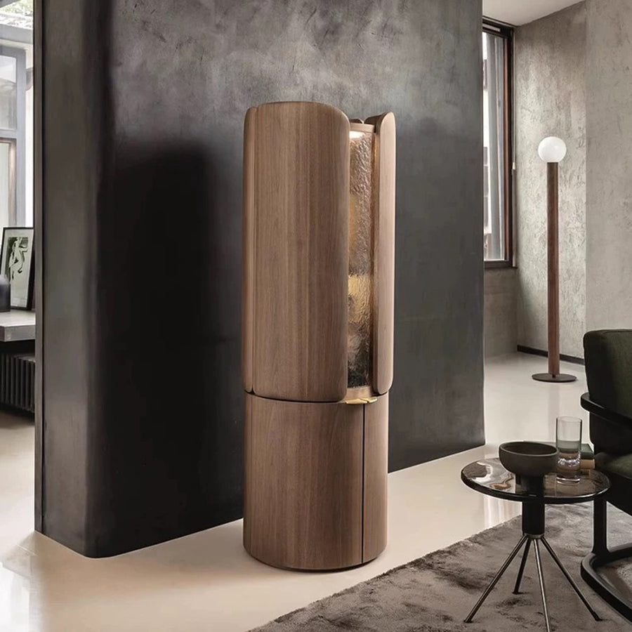 Sakamoto Liquor Cabinet, Wine Storage With Two Doors