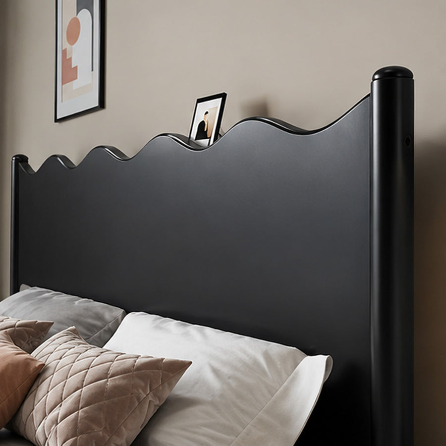Agatha Queen Size / King Size / Super King Size Storage Bed, Black