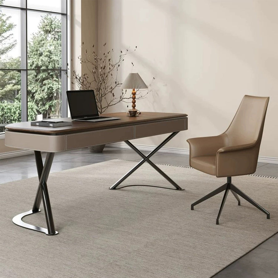 Yuna Office Desk With Storage & Office Chair