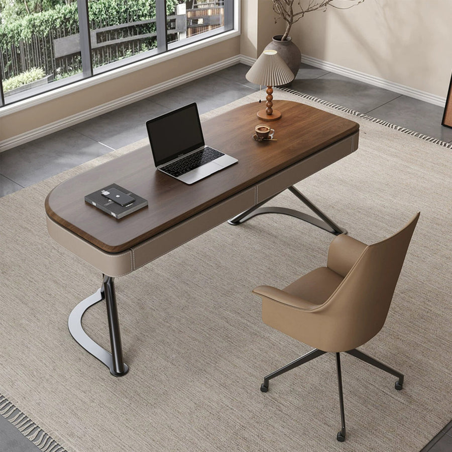 Yuna Office Desk With Storage & Office Chair