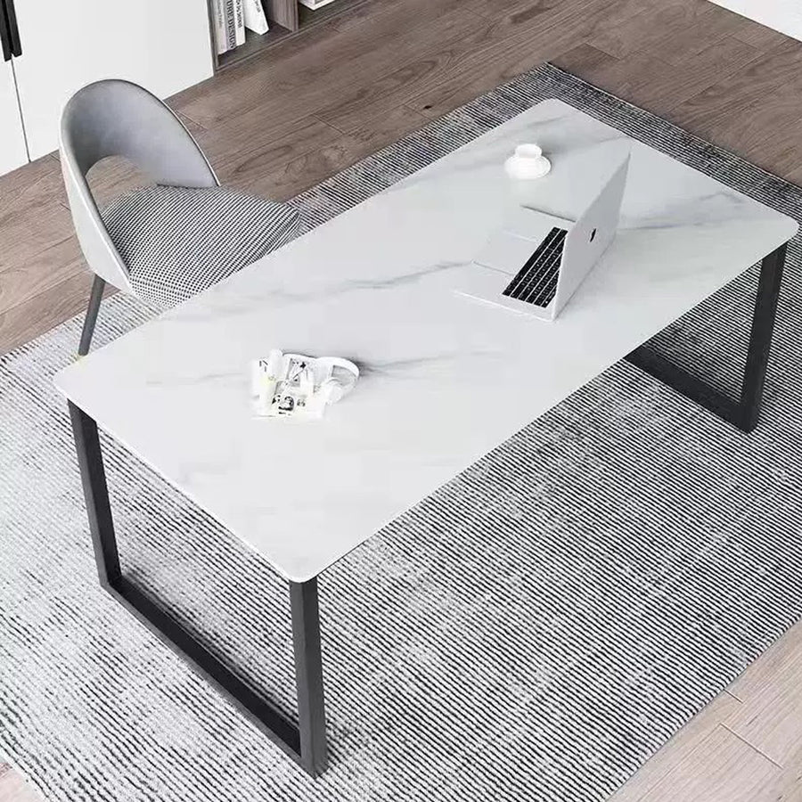 Casson Office Desk, Sintered Stone