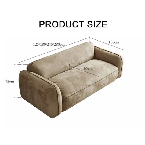 Ollie Two Seater Mini Sofa, Velvet-Rit Concept-Rit Concept