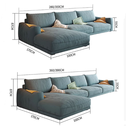 Ethan Knole Three Seater Corner, Four Seater Corner Sofa, Velvet-Rit Concept-Rit Concept