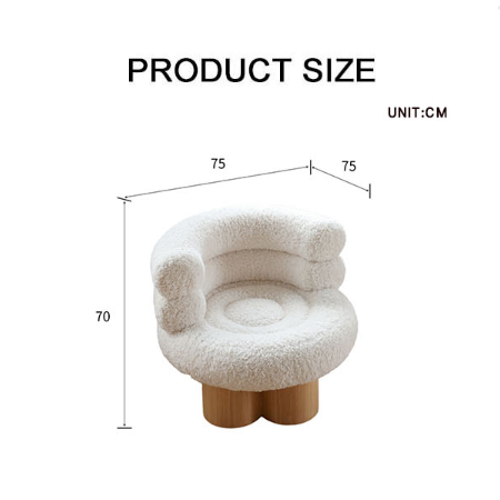 Enid Armchair, White Armchair-Rit Concept-Rit Concept