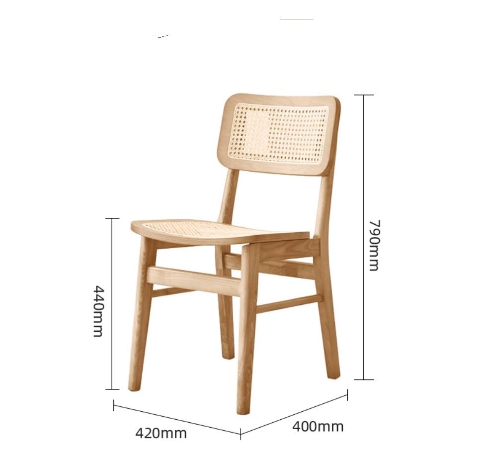 Anya Bar Stool, Rattan & Solid Wood-Rit Concept-Rit Concept