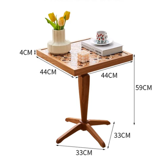 Kitty Side Table, Cherry Wood-Rit Concept-Rit Concept