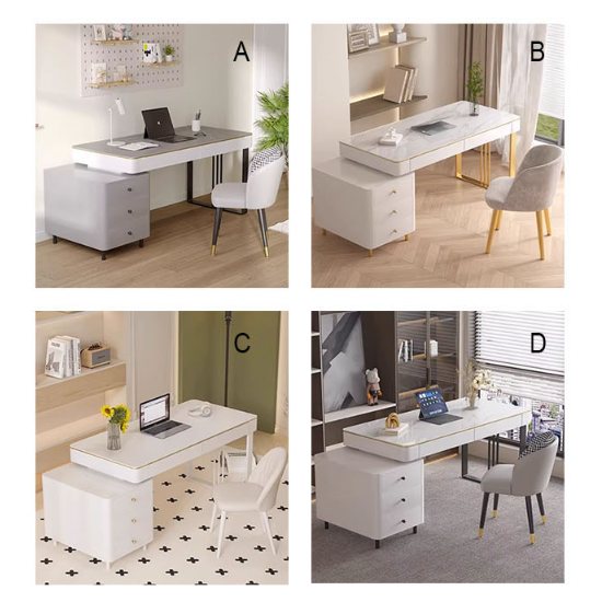 Ingram Office Desk, Sintered Stone-Rit Concept-Rit Concept