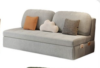 Emmanuel Two Seater Sofa Bed-Light Grey/150CM, Clearance