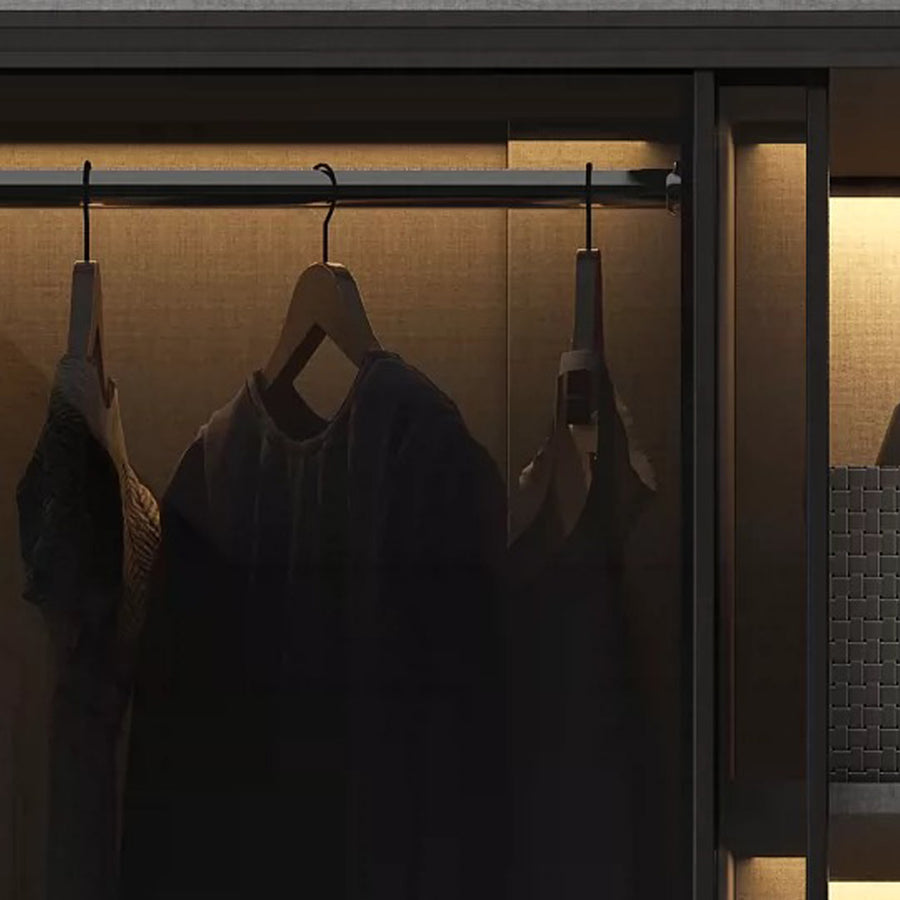 Rod Wardrobe, Grey