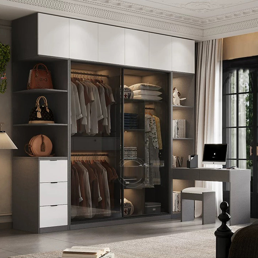 Rod Wardrobe, Grey