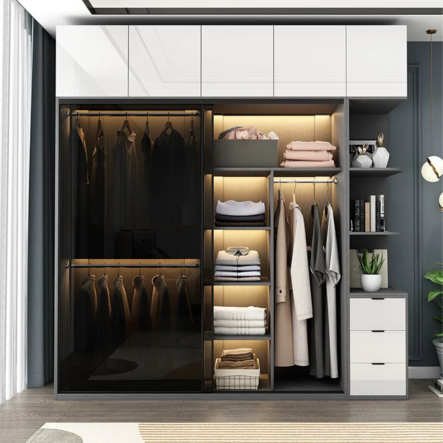Rod Wardrobe, Grey