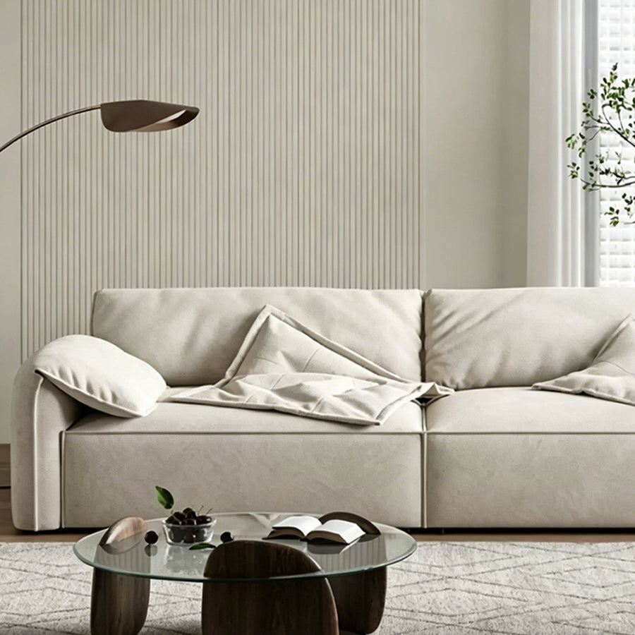 Calista Two Seater Sofa, Suede product image 7