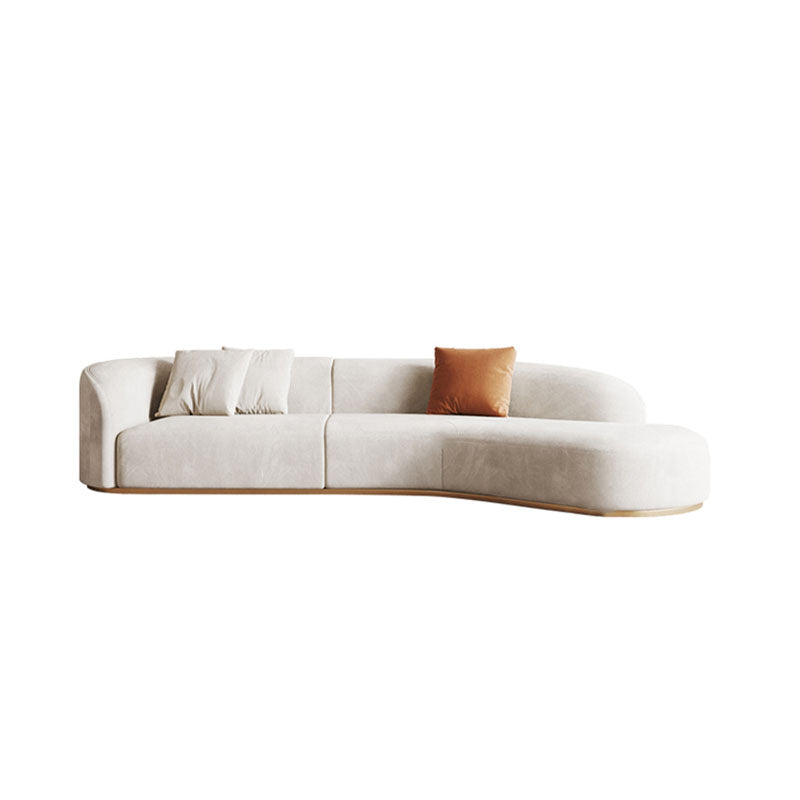 Welby Curved Three Seater Sofa dimensions and layout reference