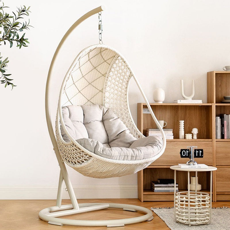 Gregory Rattan Garden Hanging Egg Chair with Stand, Indoor/ Outdoor Use-Rit Concept-Rit Concept