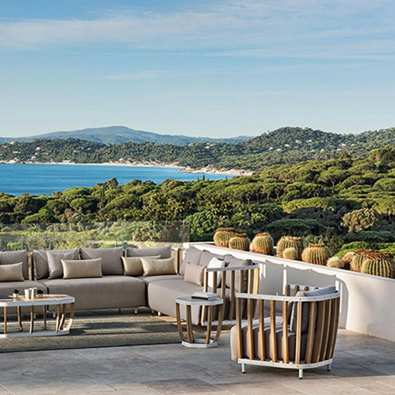 Gloria Outdoor Sofa Set, Outdoor Furniture, Teak Wood - garden furniture set UK