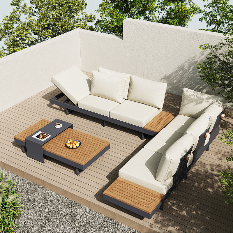 Horace Outdoor Sofa Set, Outdoor Furniture-Rit Concept-Whole Set With Beige Seat-Rit Concept