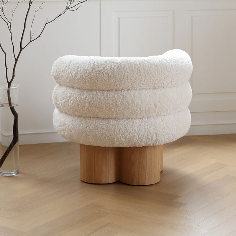 Enid Armchair, White Armchair in a modern UK home