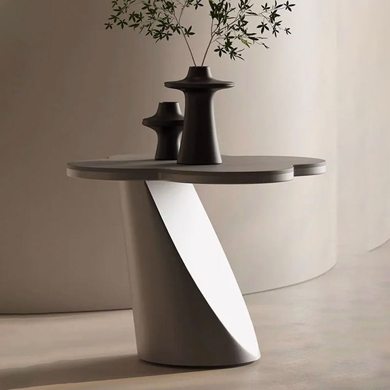 Lorna Side Table, Stainless Steel & Sintered Stone-Rit Concept-Rit Concept