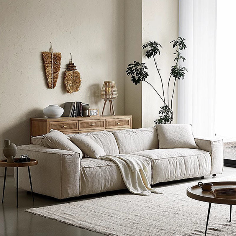 Dino Three Seater Sofa, Cotton Linen-Rit Concept-Rit Concept